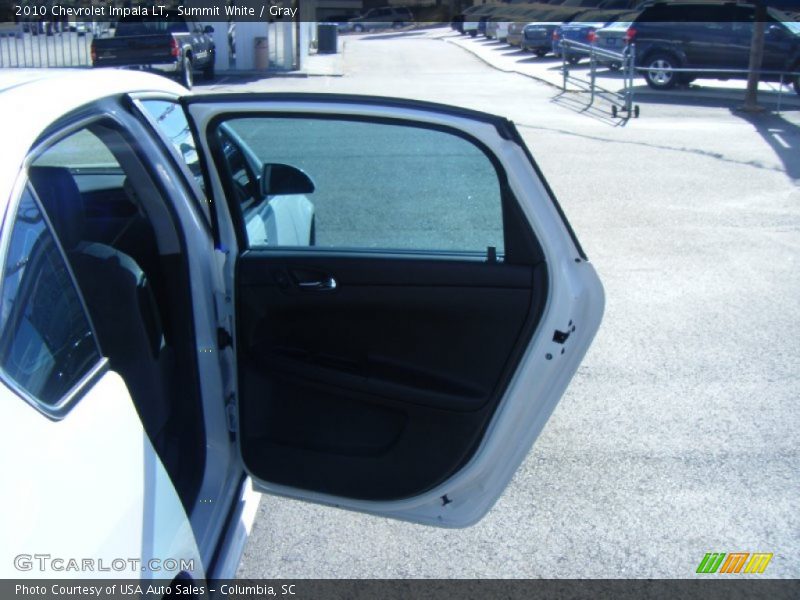 Summit White / Gray 2010 Chevrolet Impala LT