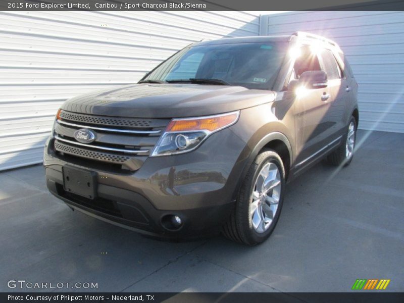 Caribou / Sport Charcoal Black/Sienna 2015 Ford Explorer Limited