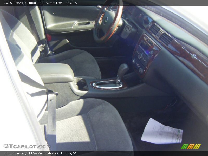 Summit White / Gray 2010 Chevrolet Impala LT