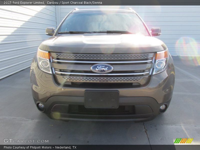 Caribou / Sport Charcoal Black/Sienna 2015 Ford Explorer Limited