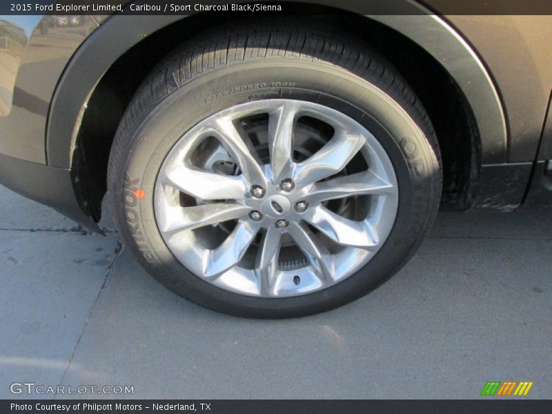 Caribou / Sport Charcoal Black/Sienna 2015 Ford Explorer Limited