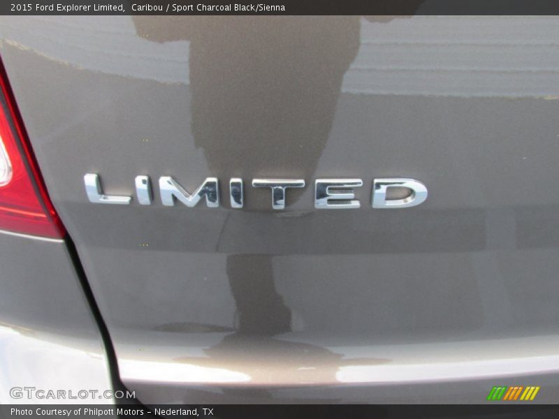 Caribou / Sport Charcoal Black/Sienna 2015 Ford Explorer Limited