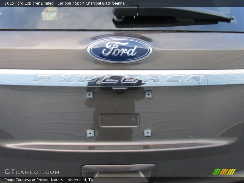 Caribou / Sport Charcoal Black/Sienna 2015 Ford Explorer Limited