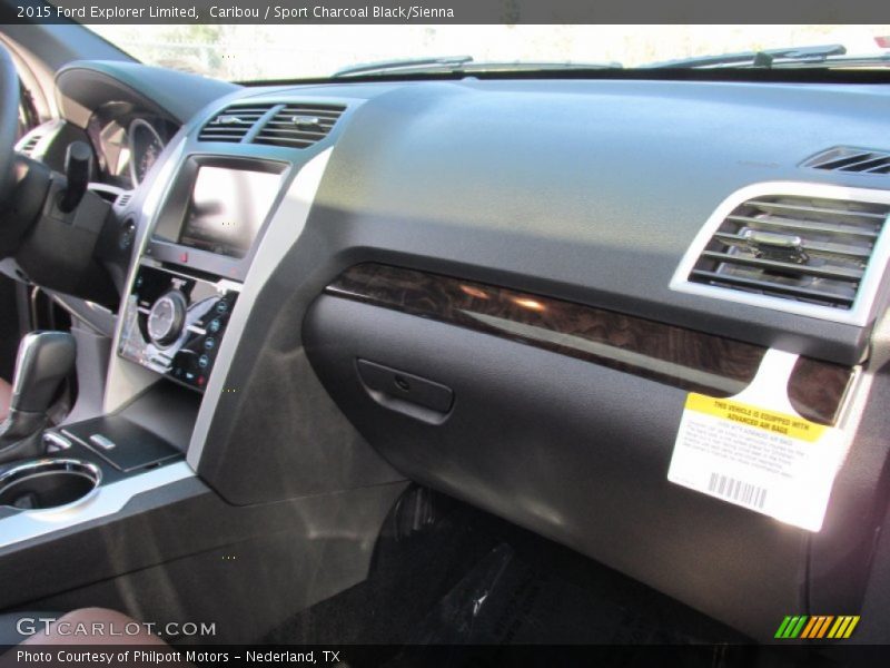 Caribou / Sport Charcoal Black/Sienna 2015 Ford Explorer Limited