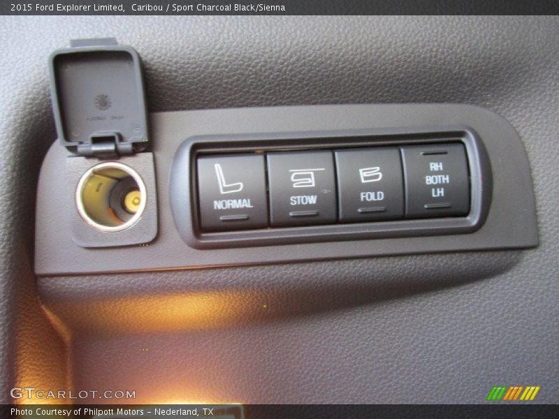 Caribou / Sport Charcoal Black/Sienna 2015 Ford Explorer Limited