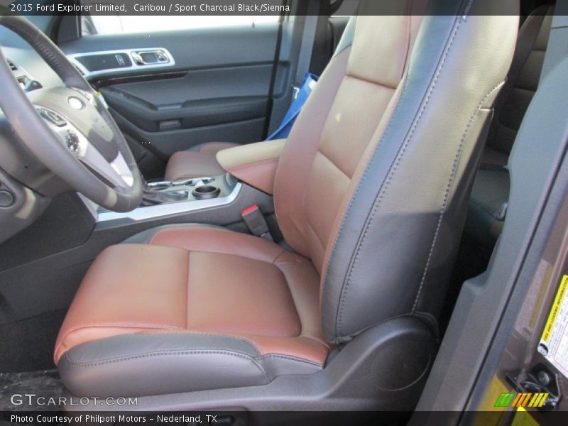 Caribou / Sport Charcoal Black/Sienna 2015 Ford Explorer Limited