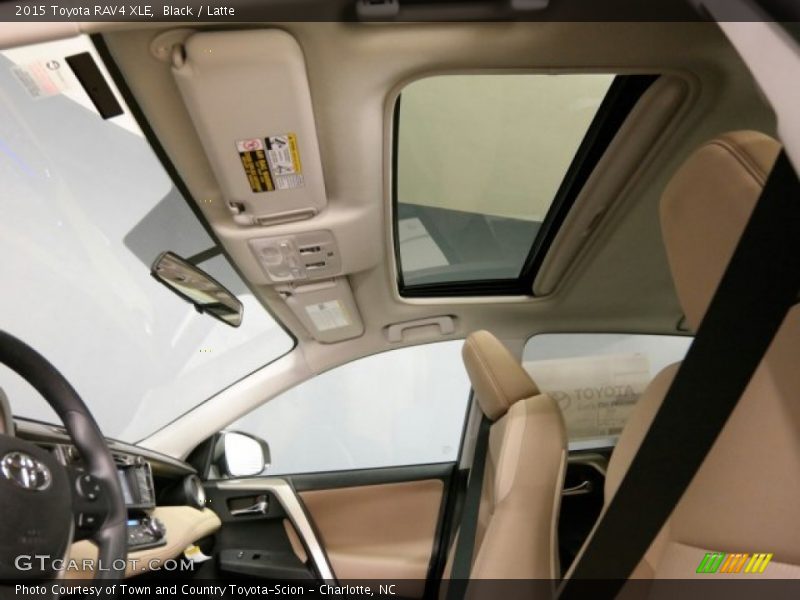 Black / Latte 2015 Toyota RAV4 XLE