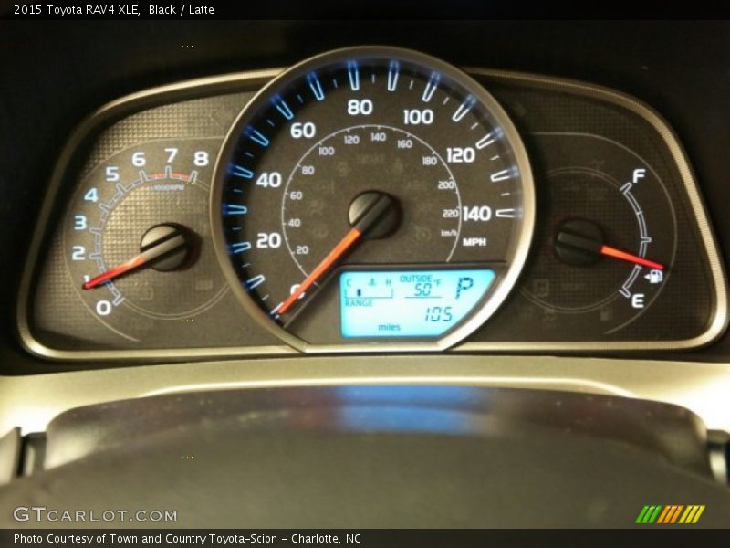 Black / Latte 2015 Toyota RAV4 XLE
