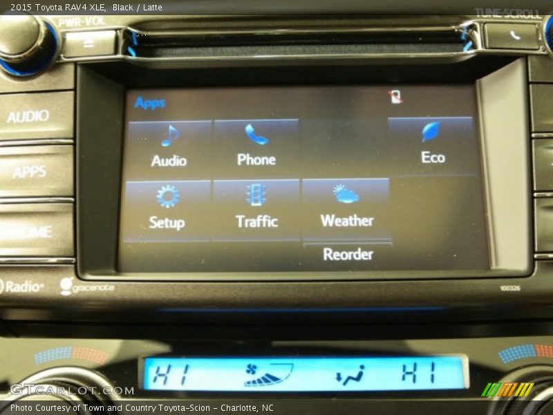 Black / Latte 2015 Toyota RAV4 XLE