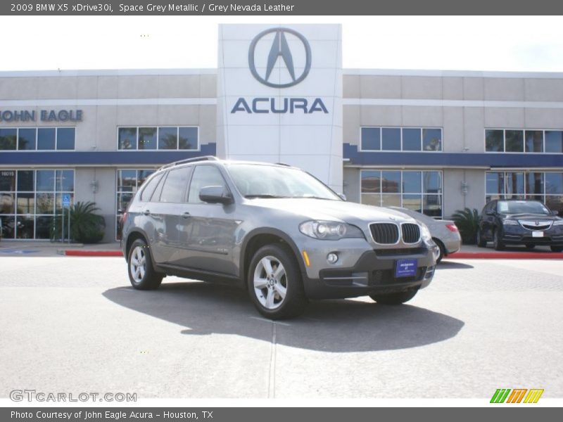 Space Grey Metallic / Grey Nevada Leather 2009 BMW X5 xDrive30i