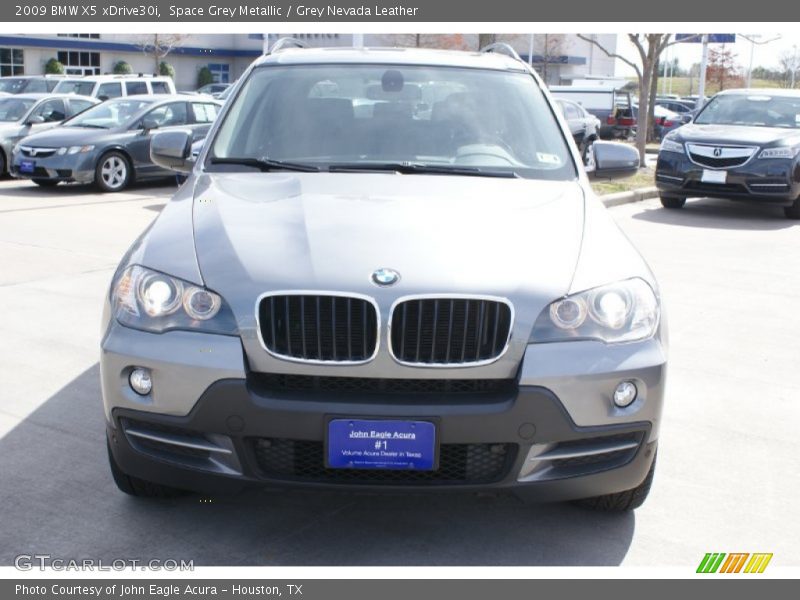 Space Grey Metallic / Grey Nevada Leather 2009 BMW X5 xDrive30i