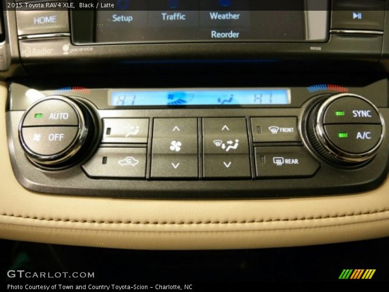 Black / Latte 2015 Toyota RAV4 XLE