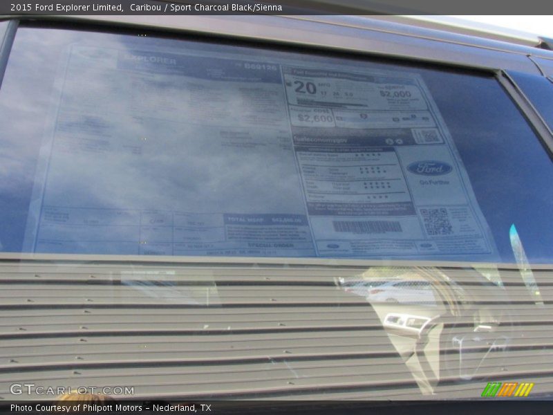 Caribou / Sport Charcoal Black/Sienna 2015 Ford Explorer Limited