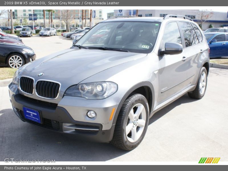 Space Grey Metallic / Grey Nevada Leather 2009 BMW X5 xDrive30i