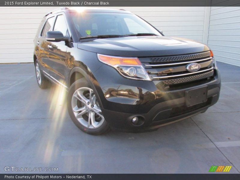 Tuxedo Black / Charcoal Black 2015 Ford Explorer Limited