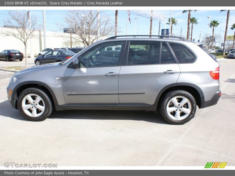 Space Grey Metallic / Grey Nevada Leather 2009 BMW X5 xDrive30i
