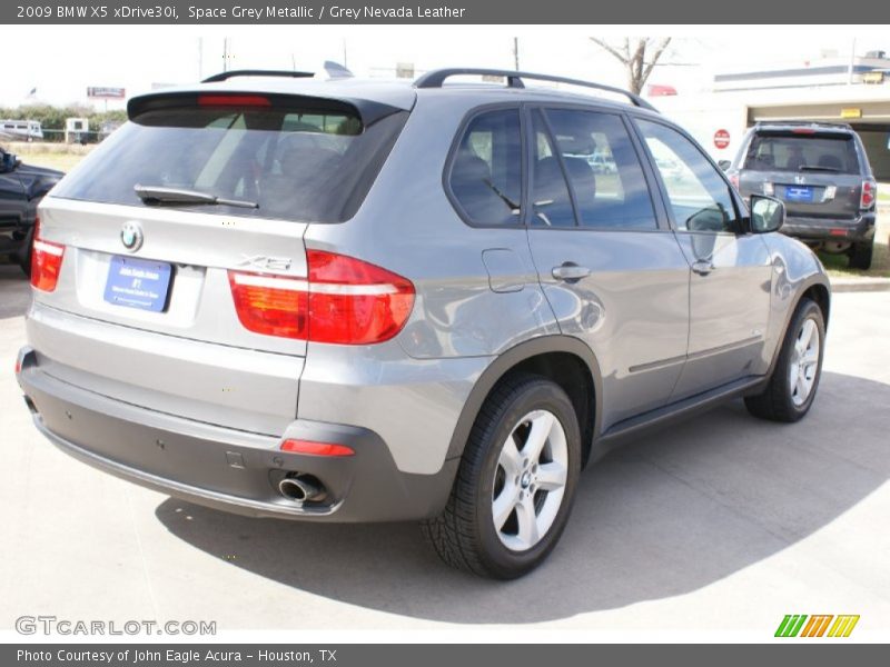 Space Grey Metallic / Grey Nevada Leather 2009 BMW X5 xDrive30i