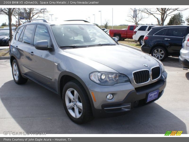 Space Grey Metallic / Grey Nevada Leather 2009 BMW X5 xDrive30i