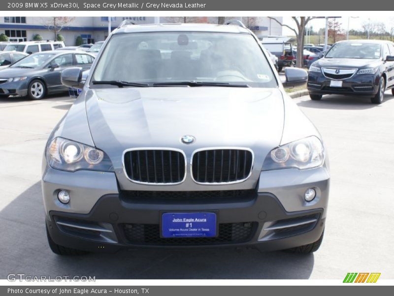 Space Grey Metallic / Grey Nevada Leather 2009 BMW X5 xDrive30i