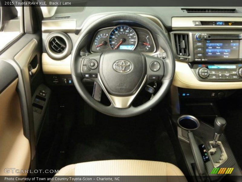 Black / Latte 2015 Toyota RAV4 XLE