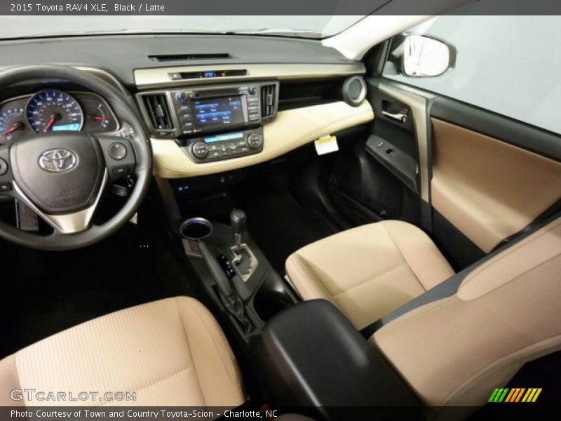 Black / Latte 2015 Toyota RAV4 XLE