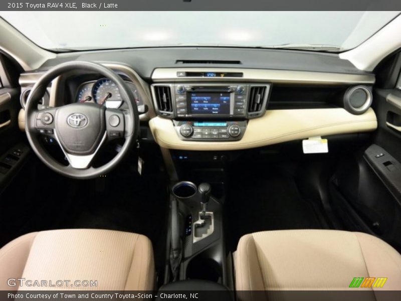 Black / Latte 2015 Toyota RAV4 XLE