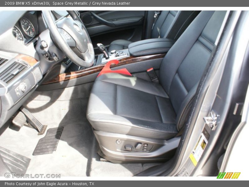Space Grey Metallic / Grey Nevada Leather 2009 BMW X5 xDrive30i