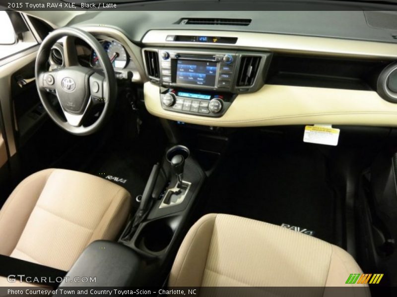 Black / Latte 2015 Toyota RAV4 XLE