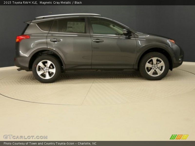 Magnetic Gray Metallic / Black 2015 Toyota RAV4 XLE