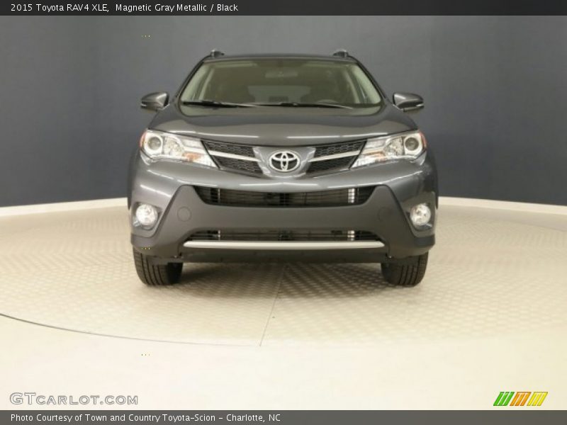 Magnetic Gray Metallic / Black 2015 Toyota RAV4 XLE