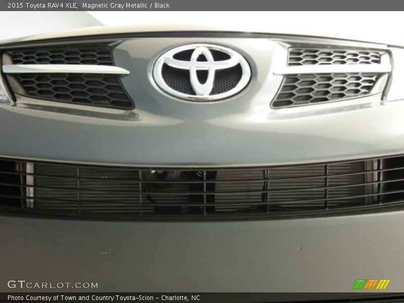 Magnetic Gray Metallic / Black 2015 Toyota RAV4 XLE