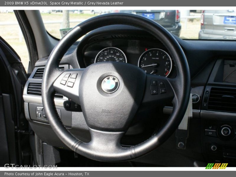 Space Grey Metallic / Grey Nevada Leather 2009 BMW X5 xDrive30i