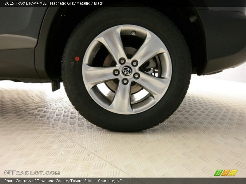 Magnetic Gray Metallic / Black 2015 Toyota RAV4 XLE