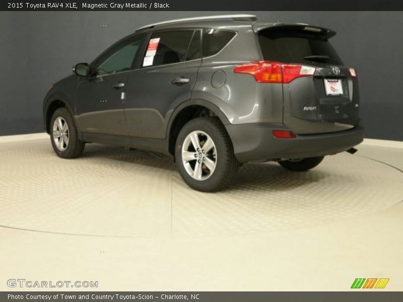 Magnetic Gray Metallic / Black 2015 Toyota RAV4 XLE
