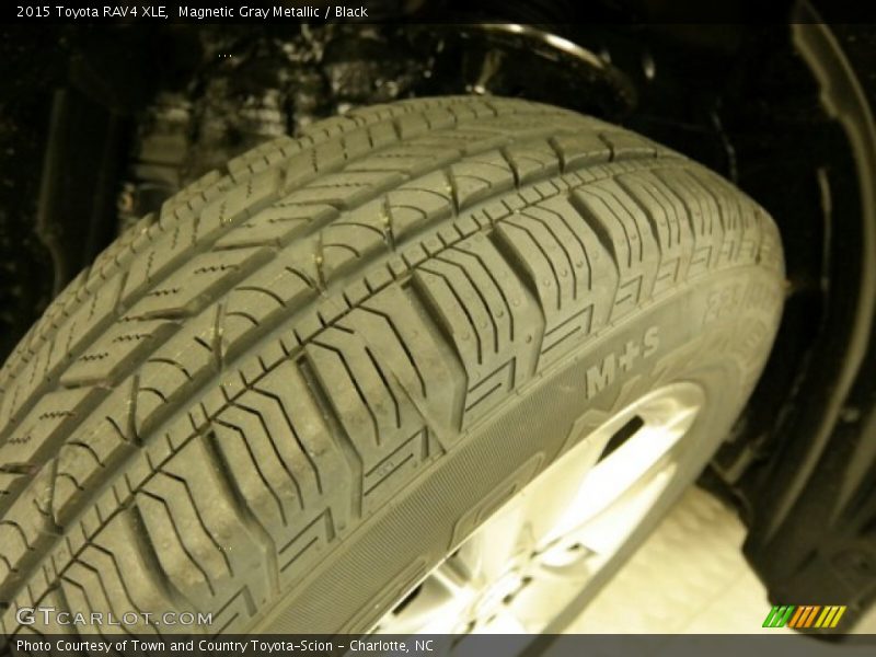 Magnetic Gray Metallic / Black 2015 Toyota RAV4 XLE