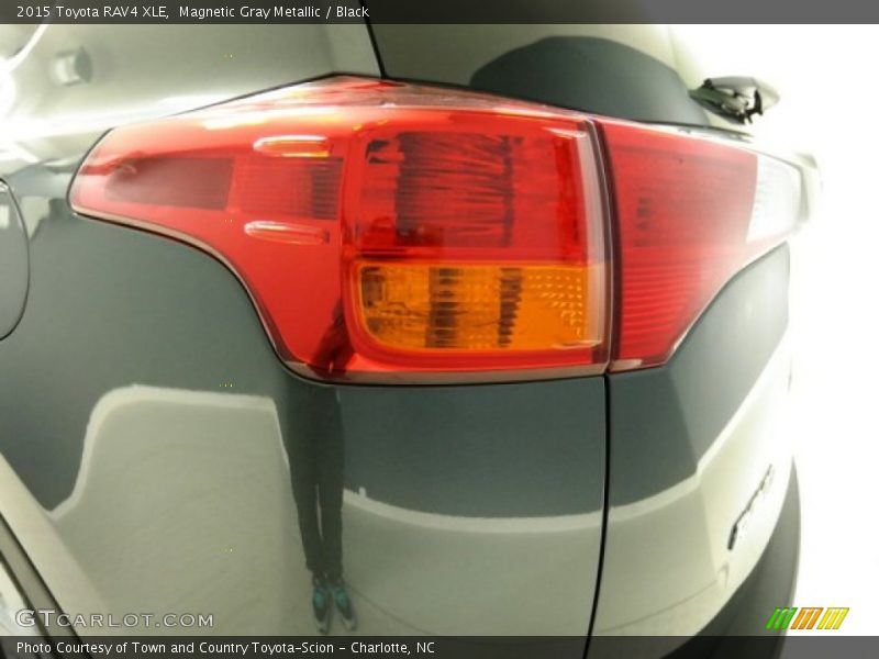 Magnetic Gray Metallic / Black 2015 Toyota RAV4 XLE