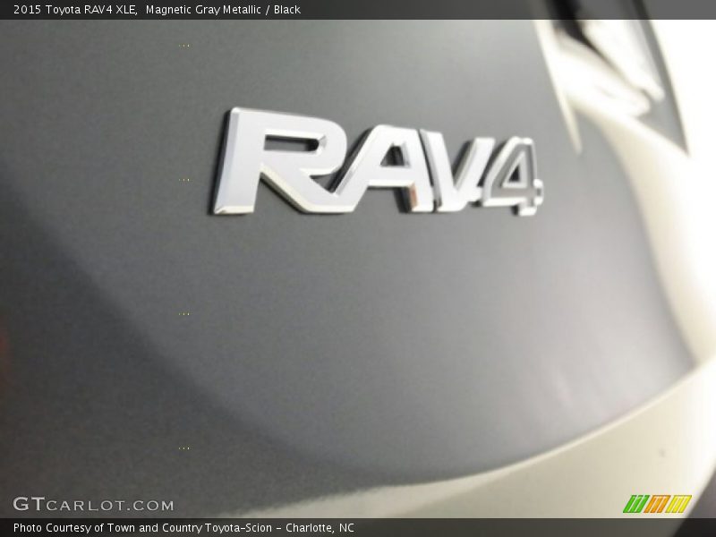 Magnetic Gray Metallic / Black 2015 Toyota RAV4 XLE
