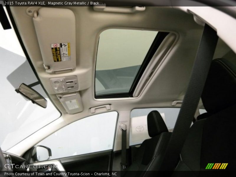 Magnetic Gray Metallic / Black 2015 Toyota RAV4 XLE