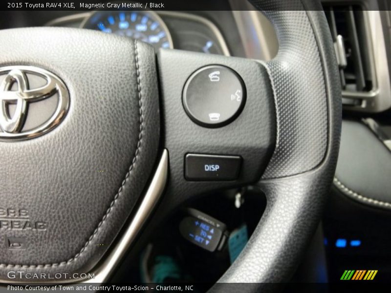 Magnetic Gray Metallic / Black 2015 Toyota RAV4 XLE