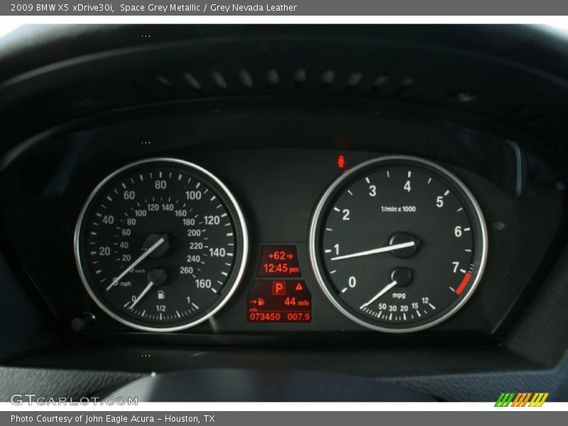 Space Grey Metallic / Grey Nevada Leather 2009 BMW X5 xDrive30i
