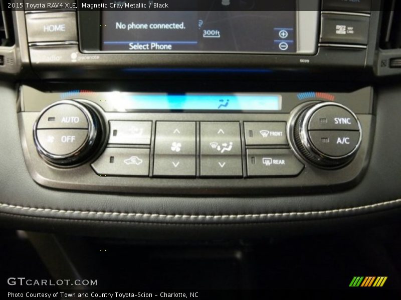Magnetic Gray Metallic / Black 2015 Toyota RAV4 XLE