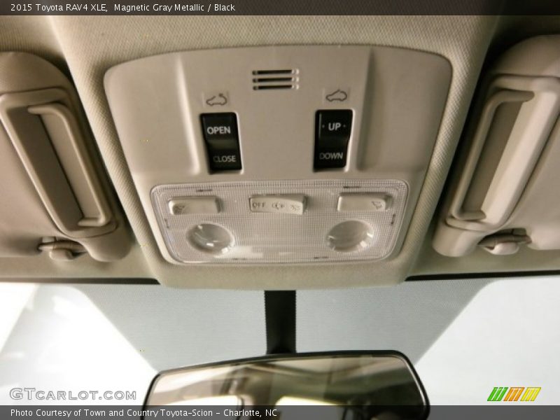 Magnetic Gray Metallic / Black 2015 Toyota RAV4 XLE