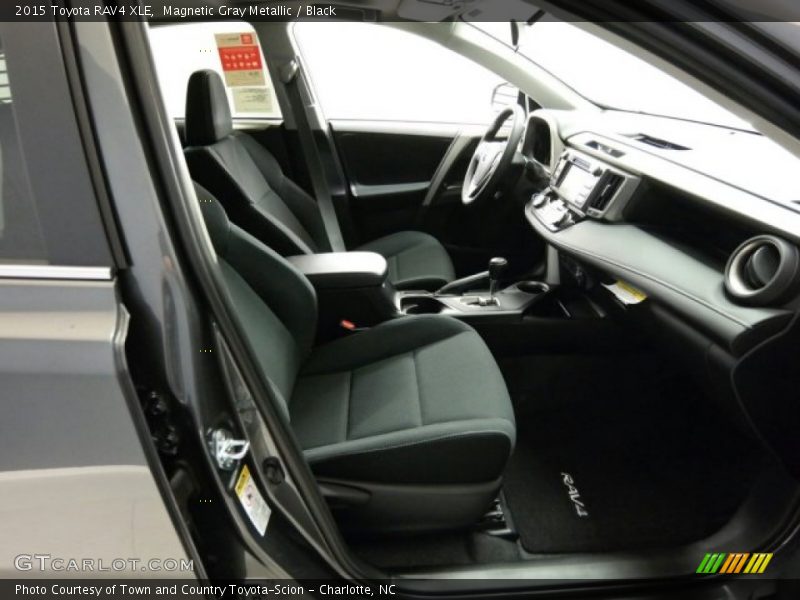 Magnetic Gray Metallic / Black 2015 Toyota RAV4 XLE