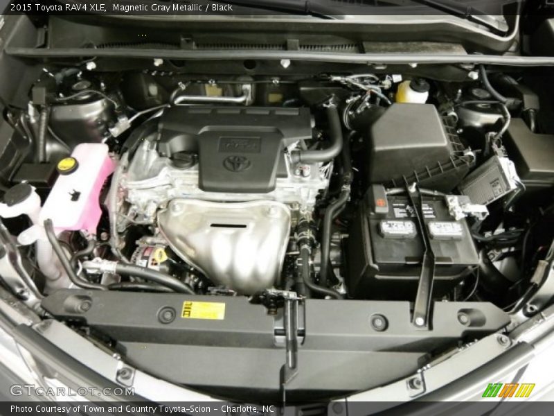 Magnetic Gray Metallic / Black 2015 Toyota RAV4 XLE