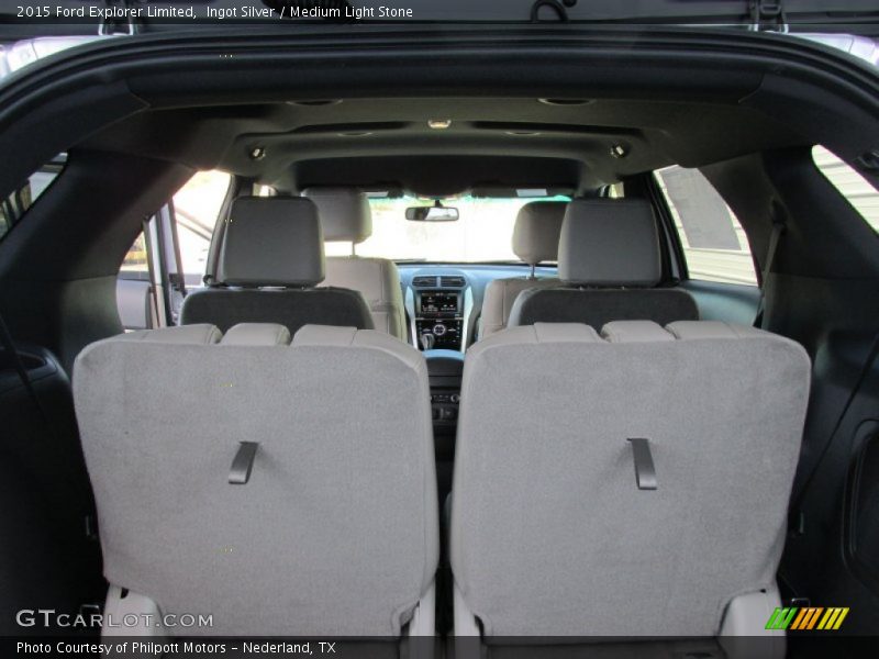 Ingot Silver / Medium Light Stone 2015 Ford Explorer Limited