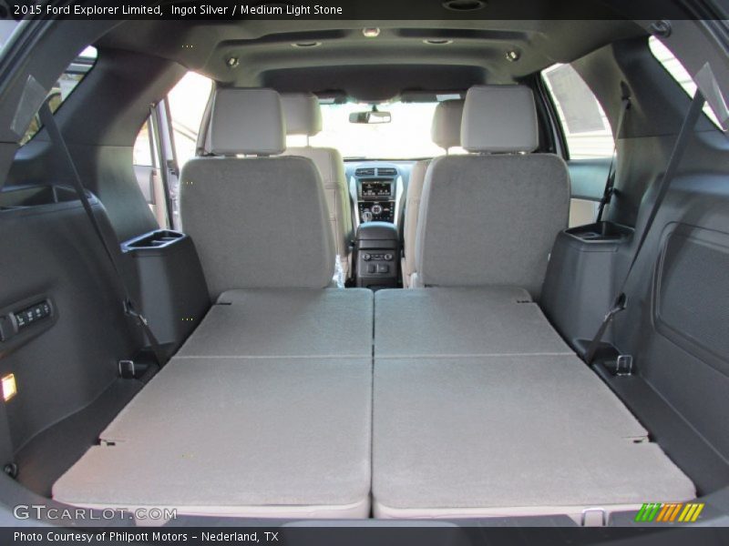 Ingot Silver / Medium Light Stone 2015 Ford Explorer Limited