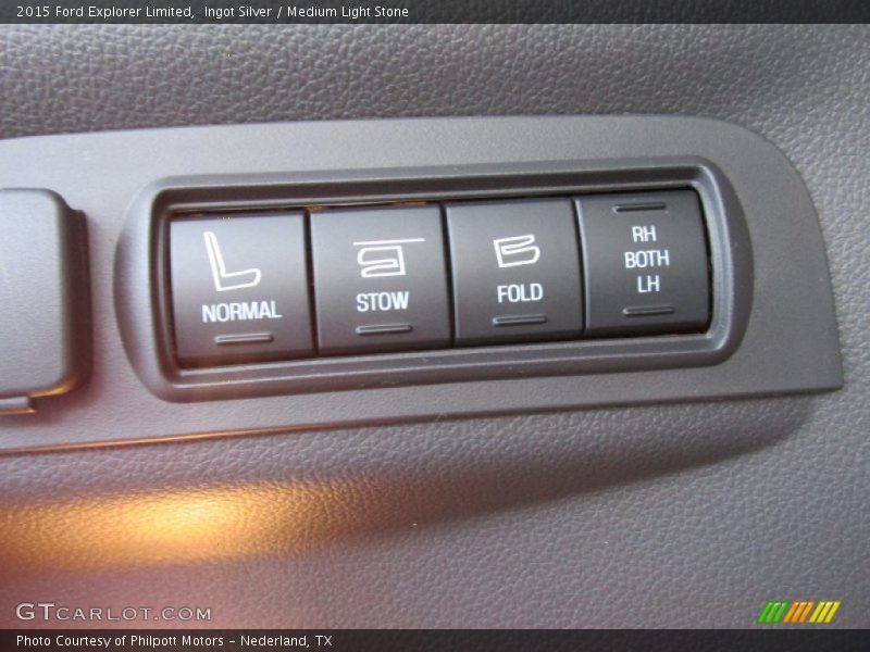Ingot Silver / Medium Light Stone 2015 Ford Explorer Limited