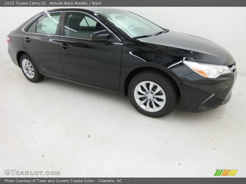 Attitude Black Metallic / Black 2015 Toyota Camry LE