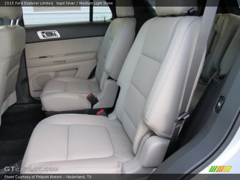Ingot Silver / Medium Light Stone 2015 Ford Explorer Limited