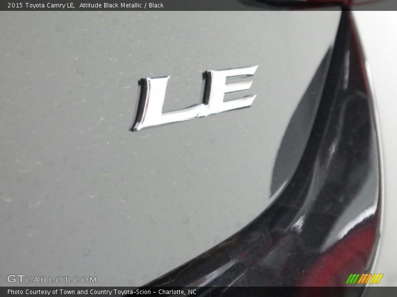 Attitude Black Metallic / Black 2015 Toyota Camry LE